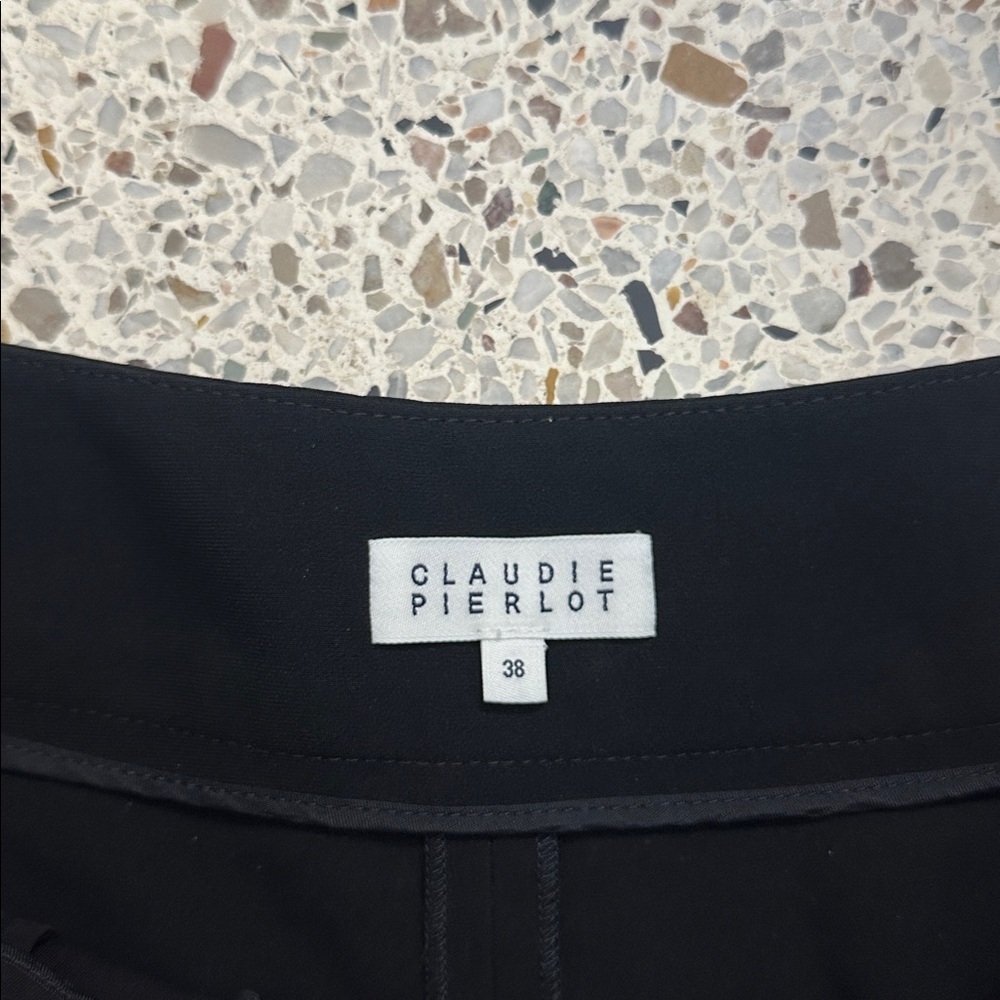 Claudie Pierlot Black Edmond Bow From Shorts 38 — image 5 of 8